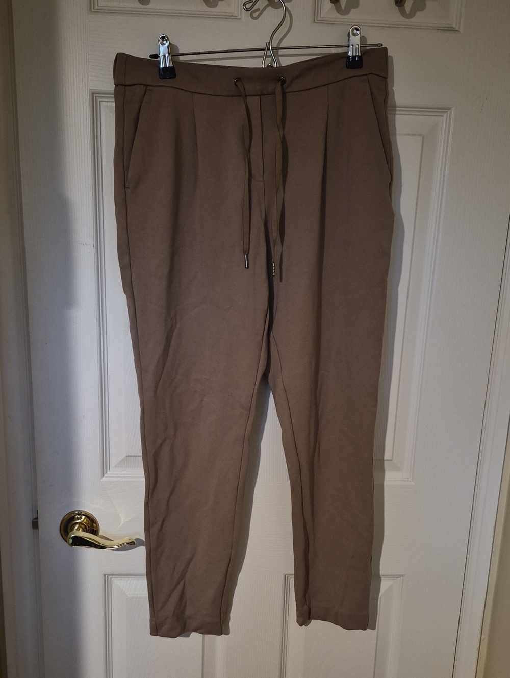 Authentic RW&CO. Comfort Stretch Trousers Taupe Size M.